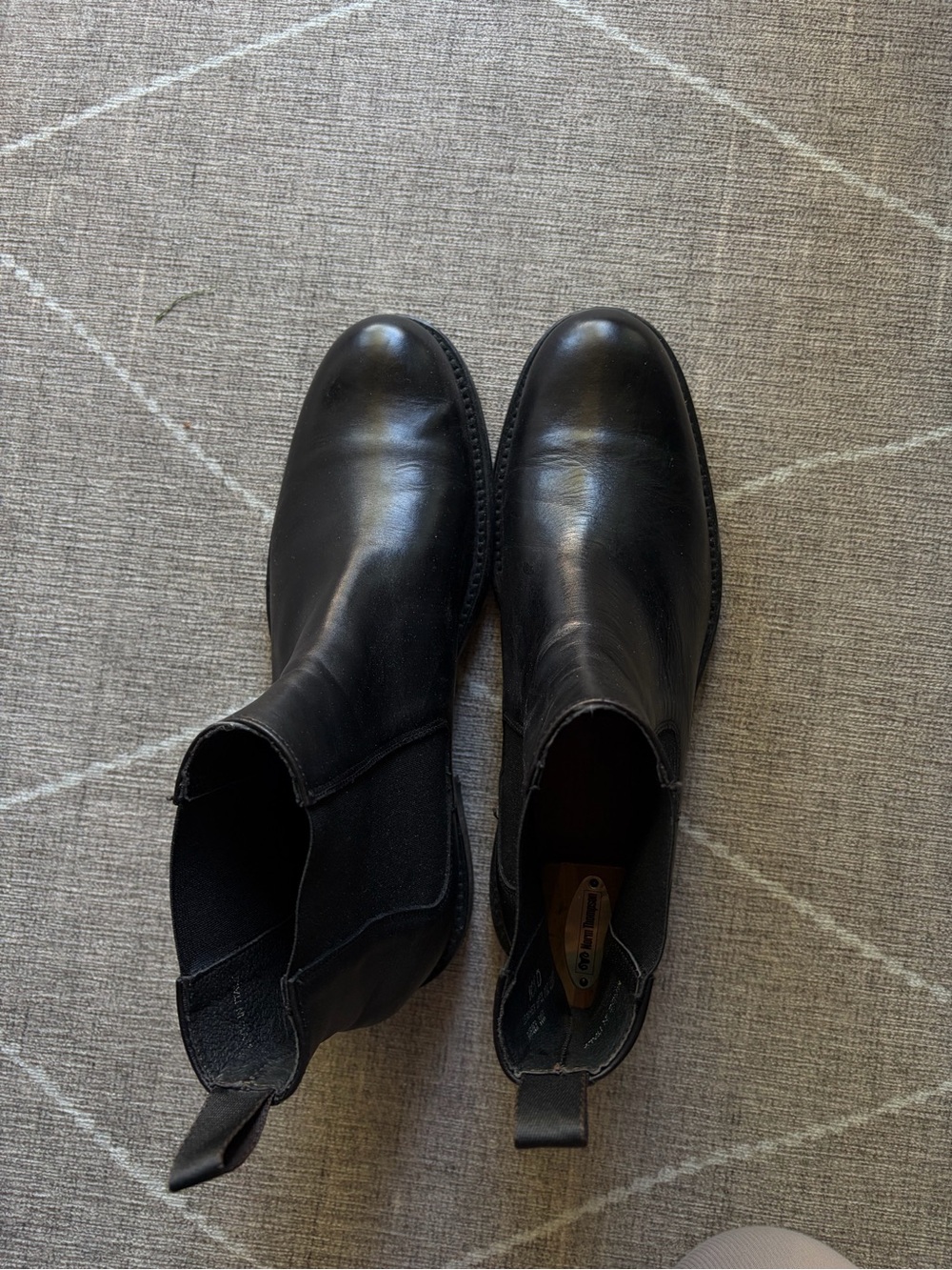 Banana Republic Black Leather Dress Boots